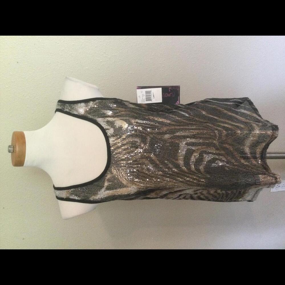 Almost Famous Sequin Tank - NWT - L